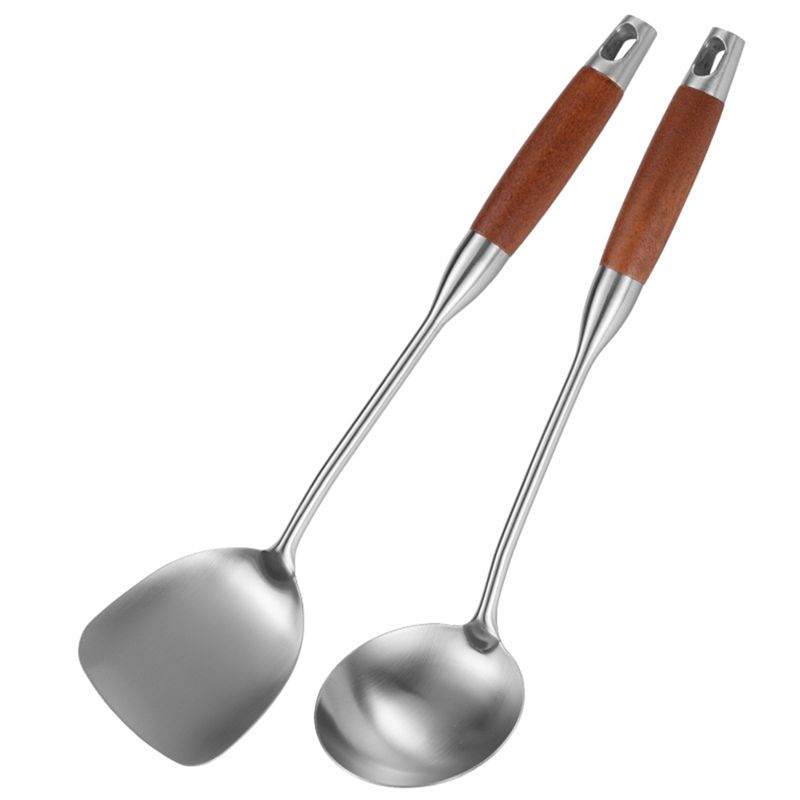 Wok Carbon Steel - ملاعق تقليب من الفولاذ المقاوم للصدأ