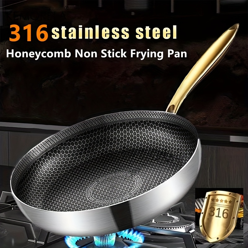 Home Cooking Cookbook - مقلاة ووك من الفولاذ المقاوم للصدأ