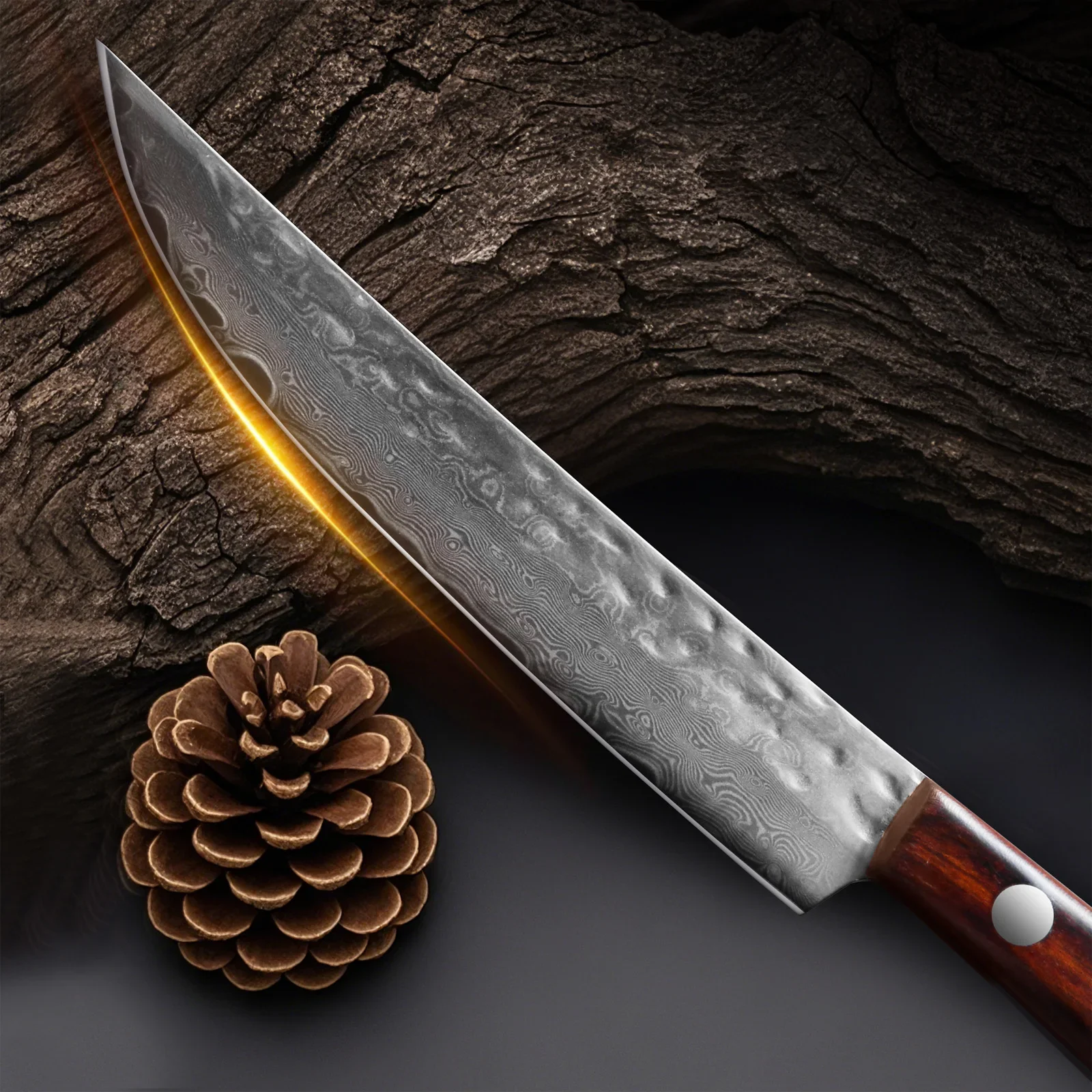 سكين فواكه دمشق الصلب المزورة  - مراجعة Wok Carbon Steel وسعره
