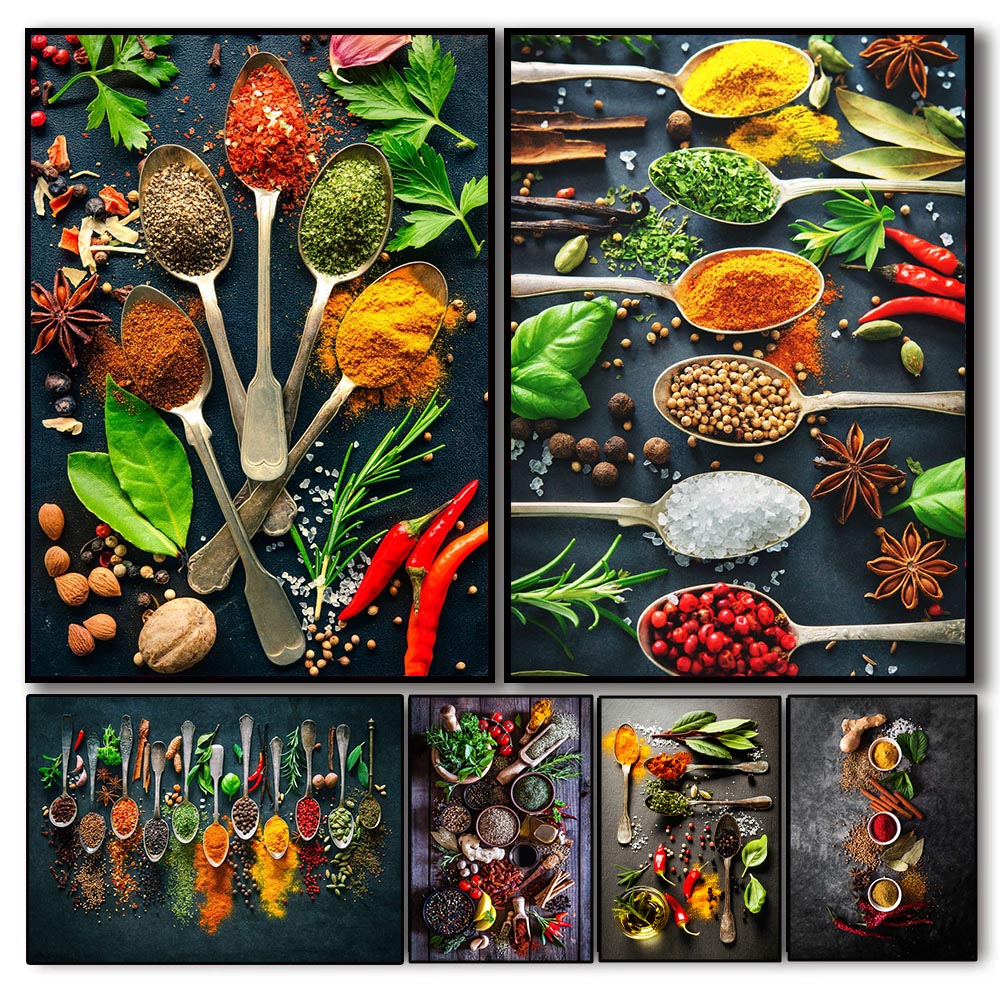 لوحة قماشية للأعشاب والتوابل و - مراجعة Home Cooking Kitchen وسعره