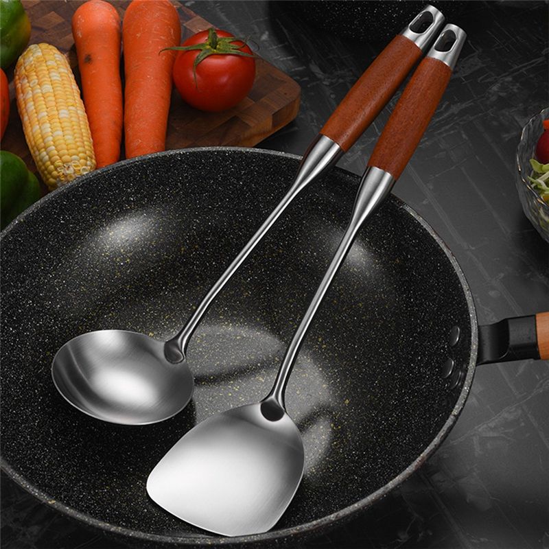 ملاعق تقليب من الفولاذ المقاوم - مراجعة Wok Carbon Steel وسعره