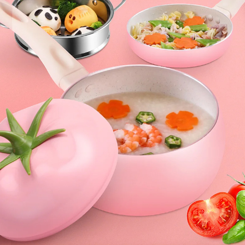 مقلاة قلي على شكل طماطم فواكه  - مراجعة Home Cooking Cookbook وسعره