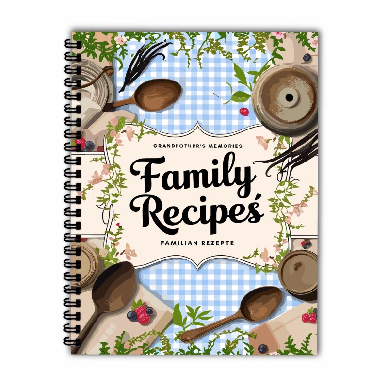 كتاب وصفات طعام A5، بتصميم شبك - مراجعة Home Cooking Cookbook وسعره